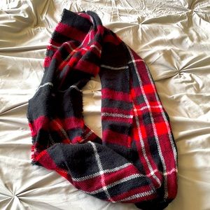 Red flannel scarf